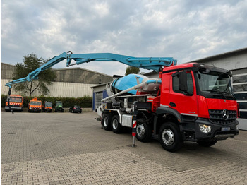 Nauja Betonvežis su siurbliu Mercedes-Benz AROCS 3243 8x4 Euro 6 Pumi Putzmeister TMM 24-3: foto 3