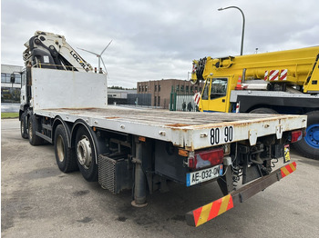 Platforminis/ Bortinis sunkvežimis, Sunkvežimis su kranu MAN TGA 35.430 8x2 + KRAN HIAB 700 E-6 + JIB 165X-3 - RETARDER - PRITSCHE 6m70~8m50 EXTENDABLE - MANUAL GEARBOX ZF - LIFT + STEERING AXLE: foto 4