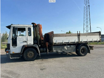 Volvo FL6 truck with crane and tipper lizingą Volvo FL6 truck with crane and tipper: foto 1