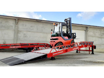 Nauja Krovos rampa Loading Ramp with with hydraulic tilting bridge -  AZ RAMP - STAR- 15T-ZR. 15 ton: foto 3