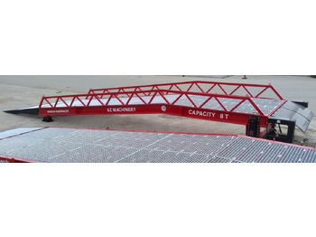 Nauja Krovos rampa Loading Ramp with with hydraulic tilting bridge -  AZ RAMP - STAR- 15T-ZR. 15 ton: foto 4