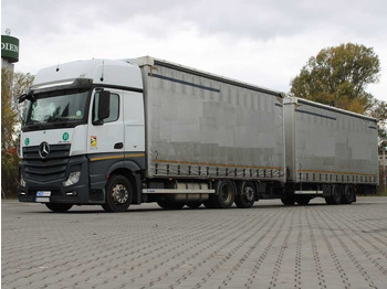 Tentinis sunkvežimis MERCEDES-BENZ Actros 2542