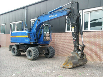 Ratinis ekskavatorius Hitachi ZX 140W-3: foto 4