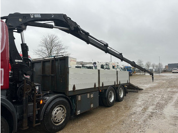 Sunkvežimis su kranu Scania R480 8x2 // Hiab Hi-Duo 244 // Hydraulic ramp: foto 2