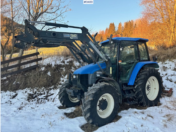 Traktorius 2003 New Holland TS110 with Front Loader: foto 2