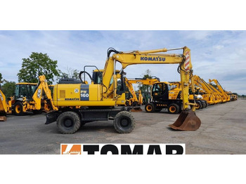 Ratinis ekskavatorius KOMATSU PW160