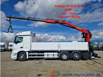 Mercedes-Benz Actros 2548 6x2 Kran PK20501 bei 11m/1,64 Tonnen lizingą Mercedes-Benz Actros 2548 6x2 Kran PK20501 bei 11m/1,64 Tonnen: foto 1