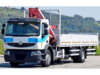 Sunkvežimis su kranu, Platforminis/ Bortinis sunkvežimis Renault Premium 310 DXI* FASSI F130AC.23+FUNK* TOP: foto 3