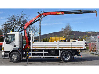 Sunkvežimis su kranu, Savivartis sunkvežimis Volvo FL 290 KIPPER 4,90m * FASSI F95A.22 + FUNK * TOP: foto 5