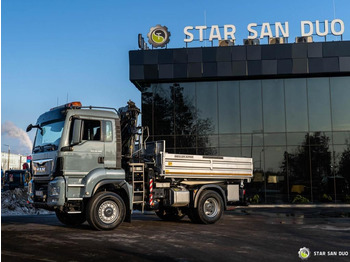 Savivartis sunkvežimis MAN  TGS 18.480 4x4 HIAB 188 E-4 CRANE KIPPER EURO 6: foto 3