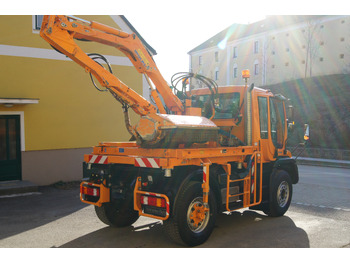 Savivartis sunkvežimis MERCEDES-BENZ Unimog U 400/Hydrostat/Mähtür +MULAG MHU 800: foto 5