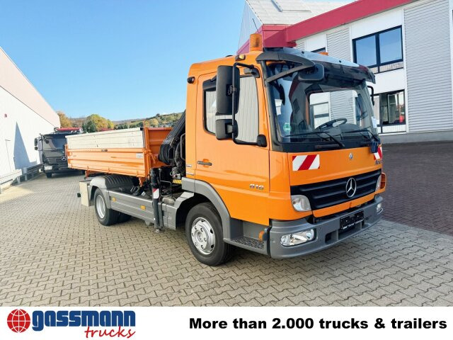 Savivartis sunkvežimis, Sunkvežimis su kranu Mercedes-Benz Atego 816 K 4x2, 2x AHK, Kran Hiab 077-2 CL: foto 10