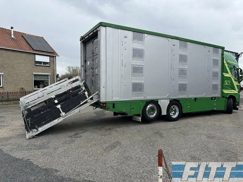 Gyvulių pervežimo sunkvežimis Volvo FH FH 540 6x2 1/2/3 Finkl Livestock -- Water and Ventilation - Lifting roof - Lifting floors + Trailer 1/2/3 Finkl: foto 10