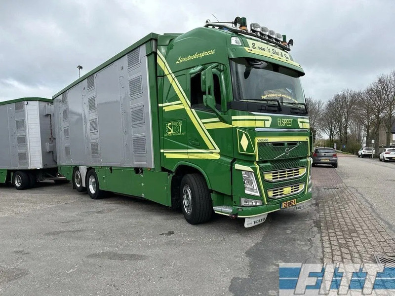 Gyvulių pervežimo sunkvežimis Volvo FH FH 540 6x2 1/2/3 Finkl Livestock -- Water and Ventilation - Lifting roof - Lifting floors + Trailer 1/2/3 Finkl: foto 7