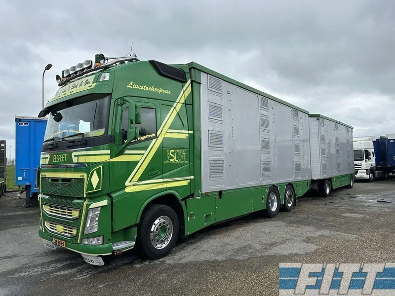 Gyvulių pervežimo sunkvežimis Volvo FH FH 540 6x2 1/2/3 Finkl Livestock -- Water and Ventilation - Lifting roof - Lifting floors + Trailer 1/2/3 Finkl: foto 6