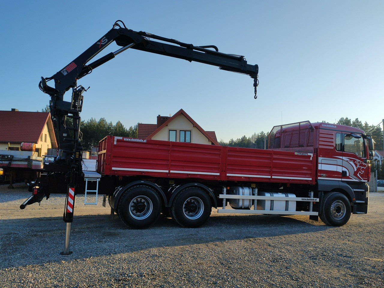 Savivartis sunkvežimis, Sunkvežimis su kranu MAN Man 26.440 6x4 HDS HIAB 166 B-3 DUO Wywrotka Meiller 2-stronna: foto 22