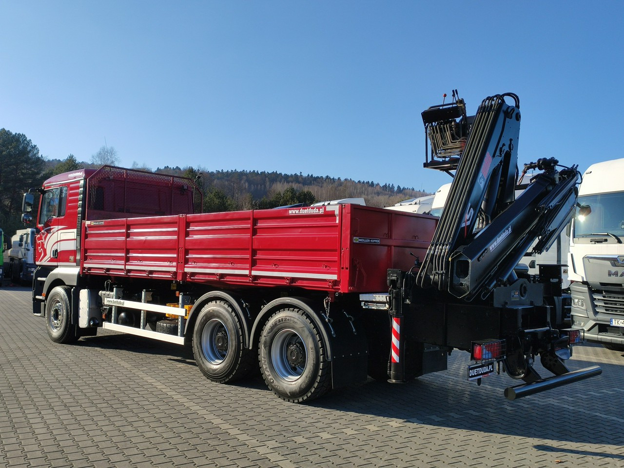 Savivartis sunkvežimis, Sunkvežimis su kranu MAN Man 26.440 6x4 HDS HIAB 166 B-3 DUO Wywrotka Meiller 2-stronna: foto 7