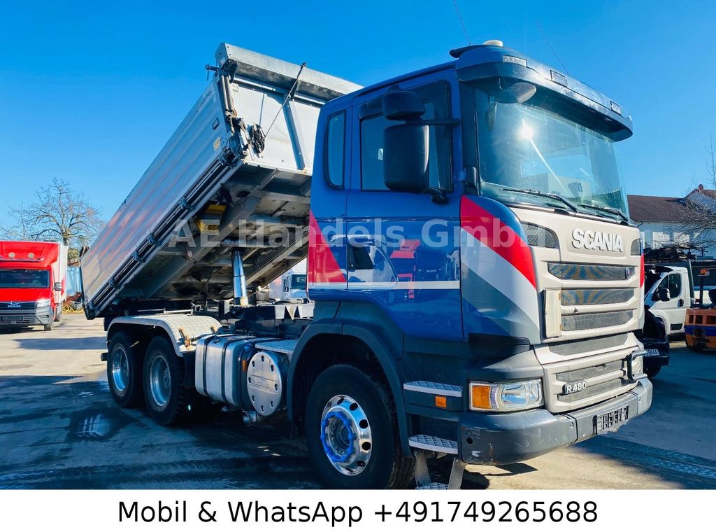 Savivartis sunkvežimis Scania R480 BB 6x4 Dautel*Retarder/Bordmatik/10m³/Alcoa: foto 6