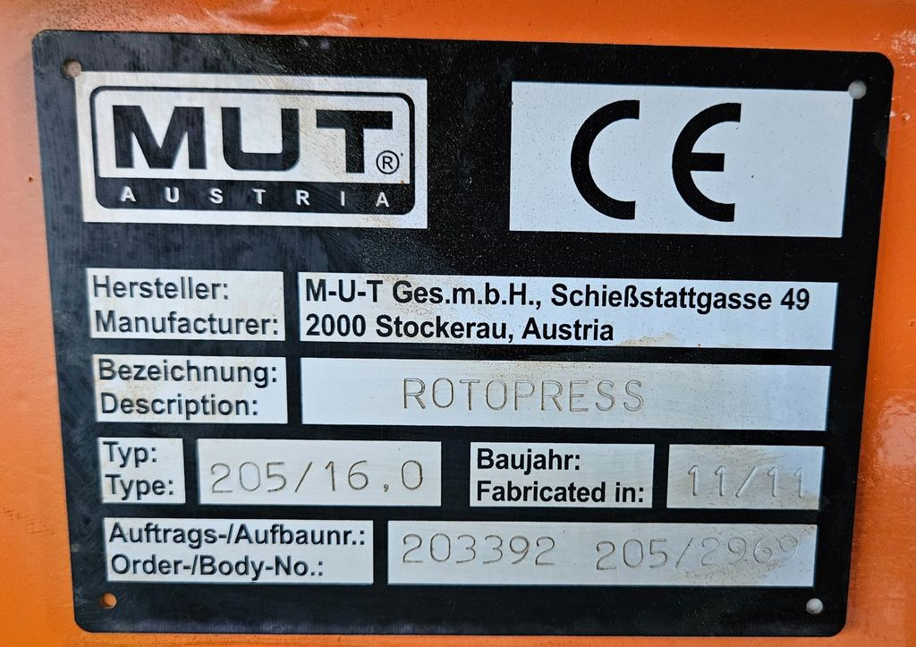 Šiukšliavežis MAN TGM 18.250 Rotopress MUT FAUN 4x2 Euro5: foto 15