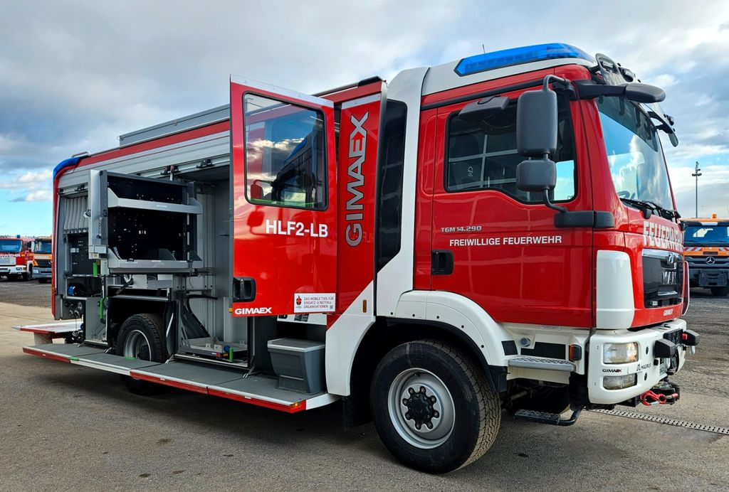 Sunkvežimis MAN TGM 13.290 4x4 BL Feuerwehr  HLF2-LB Gimaex: foto 14