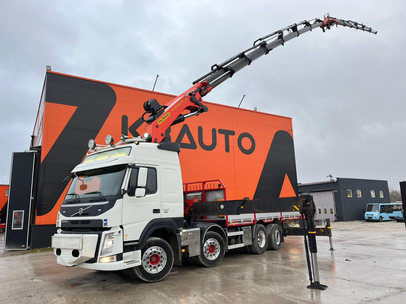 Vilkikas Volvo FM 500 8x2*6 COMBI / EXTENDABLE PLATFORM + TRACTOR / PK65002 + JIB + WINCH / PLATFORM L=6498 mm: foto 1