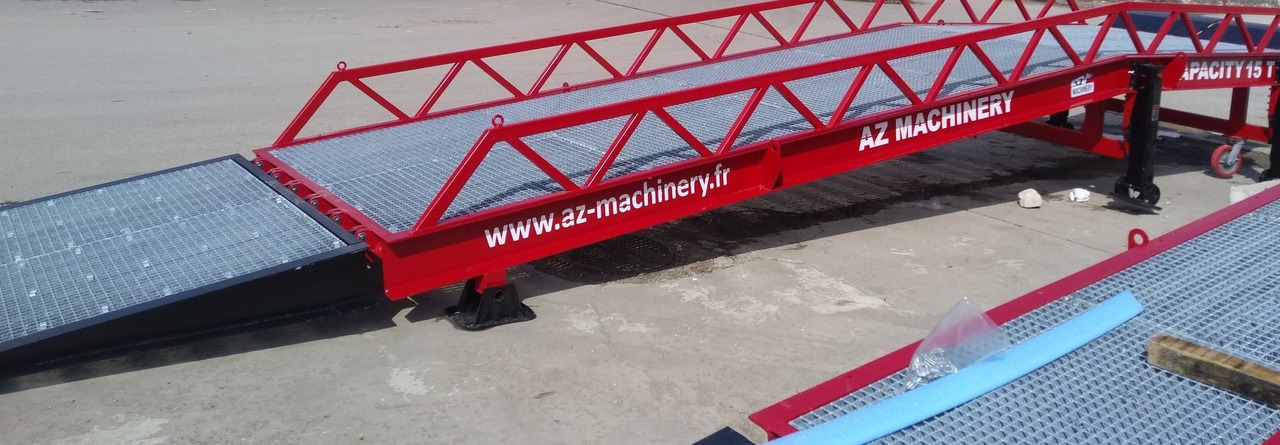 Nauja Krovos rampa Loading Ramp with with hydraulic tilting bridge -  AZ RAMP - STAR- 15T-ZR. 15 ton: foto 13