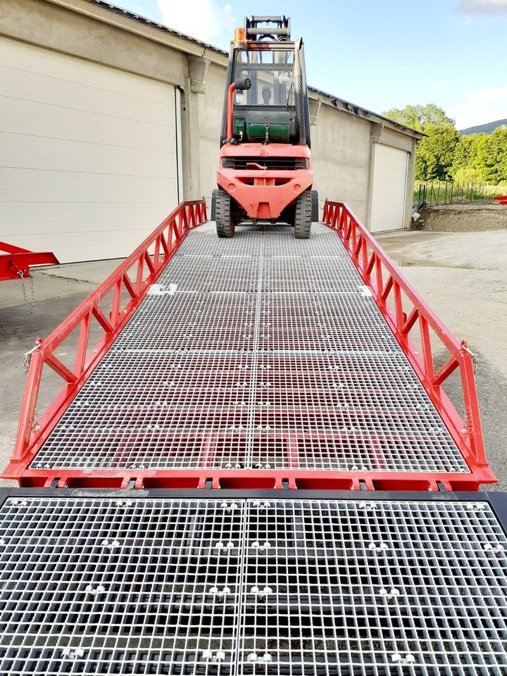 Nauja Krovos rampa Loading Ramp with with hydraulic tilting bridge -  AZ RAMP - STAR- 15T-ZR. 15 ton: foto 14