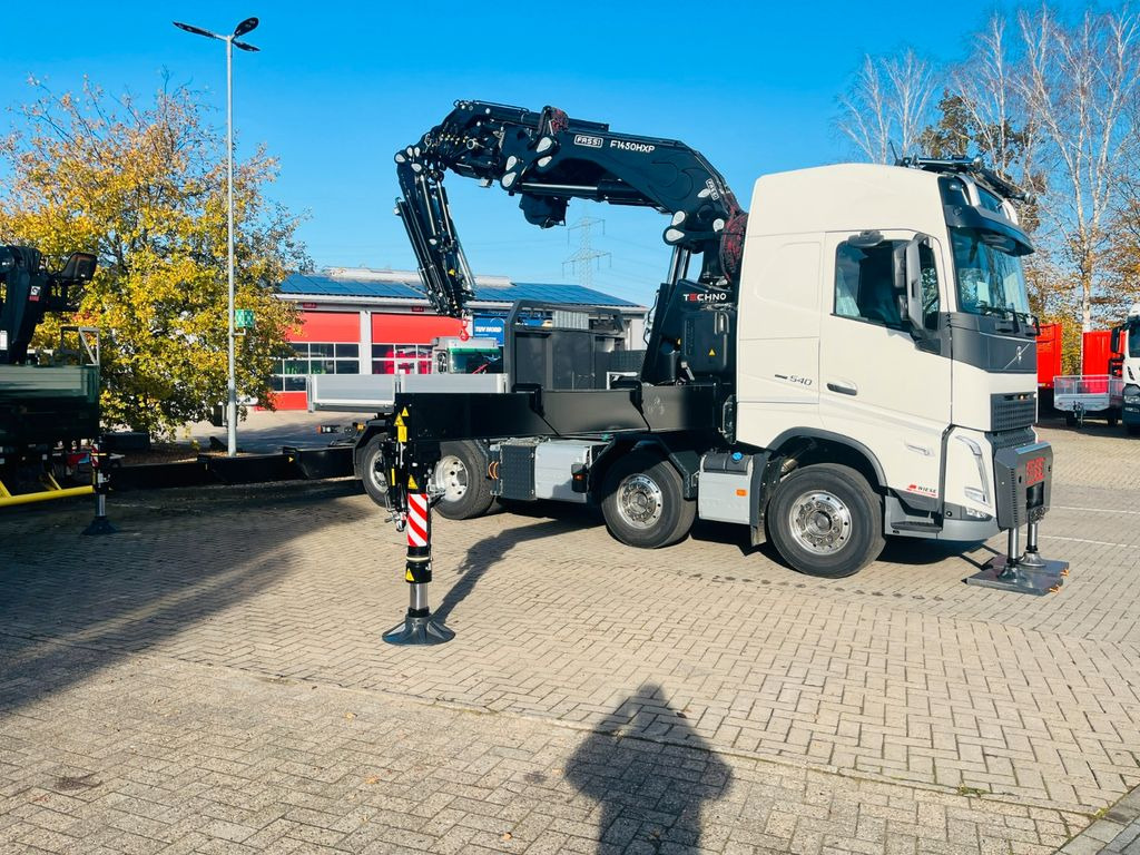 Volvo FH 540 Kran mit F1450 HXP Fly Jib + Winde  lizingą Volvo FH 540 Kran mit F1450 HXP Fly Jib + Winde: foto 11