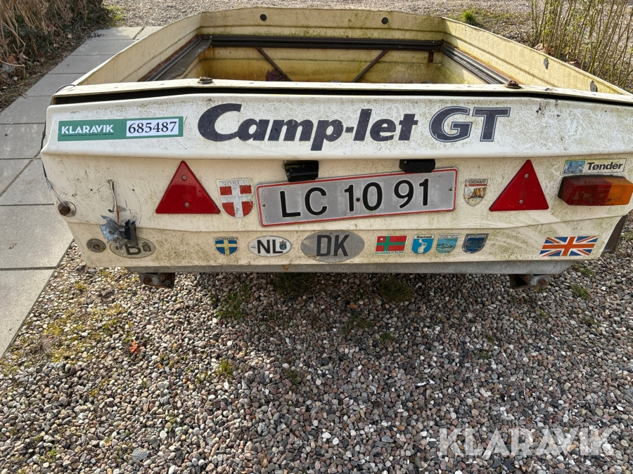 Automobilinė priekaba Anhængere til personbiler Camp let GT: foto 12