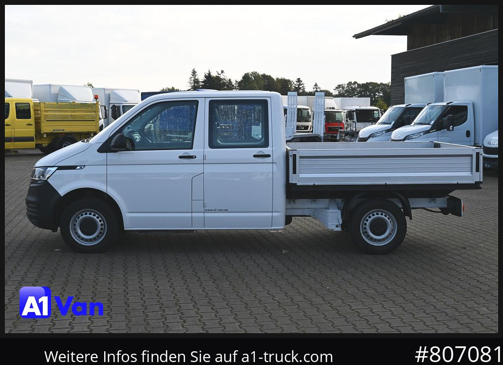 Bortinis automobilis VOLKSWAGEN T6 2.0 TDI 4Motion Doka Pritsche, AHK, Klima: foto 12