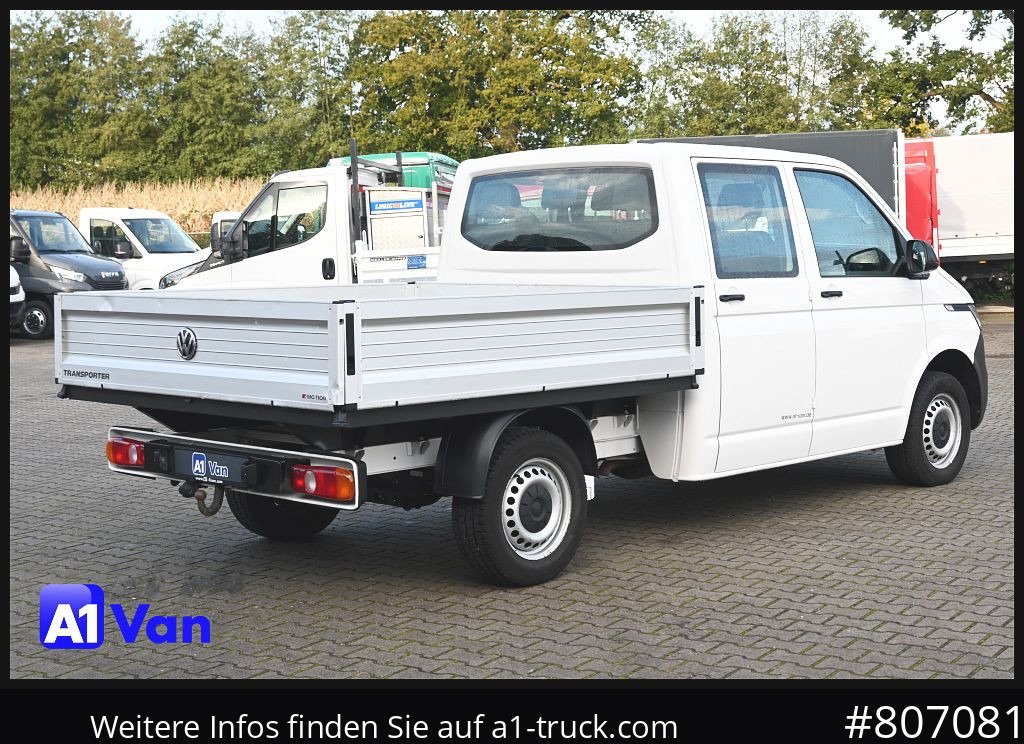 Bortinis automobilis VOLKSWAGEN T6 2.0 TDI 4Motion Doka Pritsche, AHK, Klima: foto 9