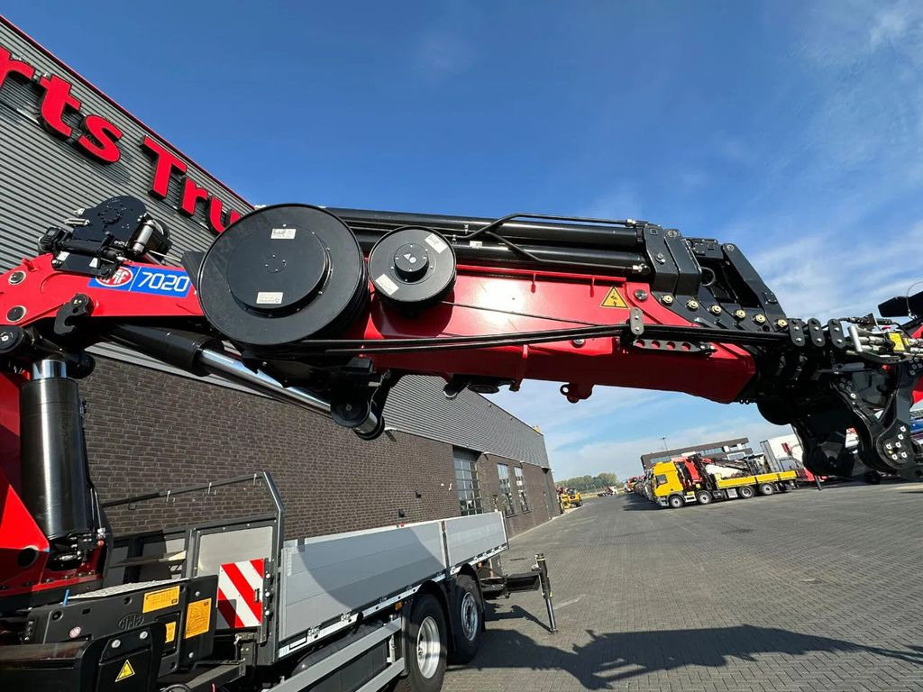 Sunkvežimis su kranu, Platforminis/ Bortinis sunkvežimis Mercedes-Benz Arocs 3251 8X2 + HMF 7020-K7 FJ 1400-K6 KRAAN/KR: foto 25