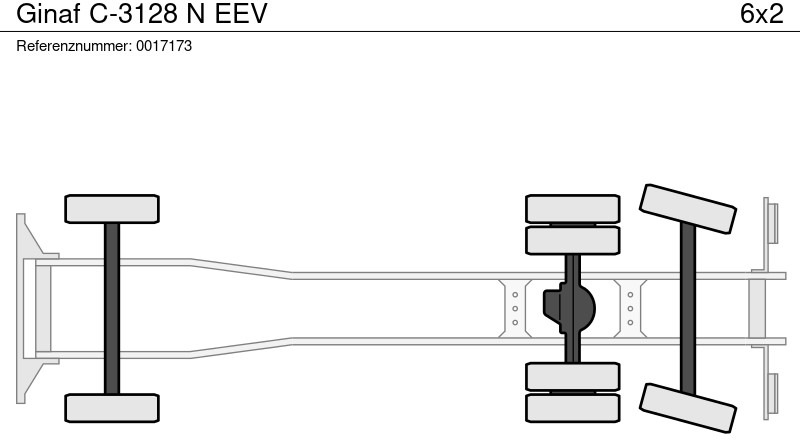 Šiukšliavežis Ginaf C-3128 N EEV: foto 20