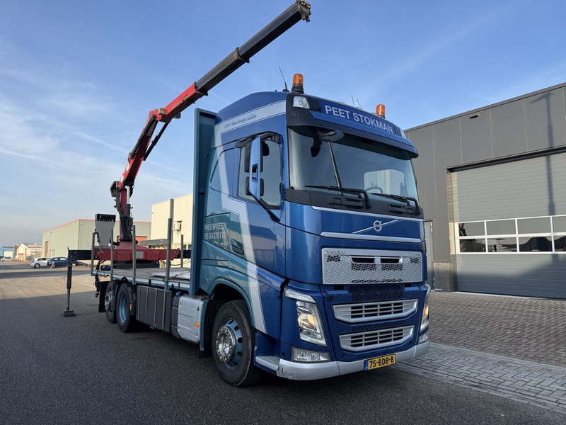 Sunkvežimis su kranu Volvo FH460, HMF 1244 Skip loading platform: foto 11