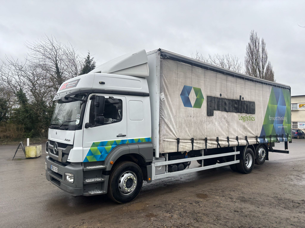 Tentinis sunkvežimis 2013 Mercedes Axor 2533 Curtainside Truck: foto 11