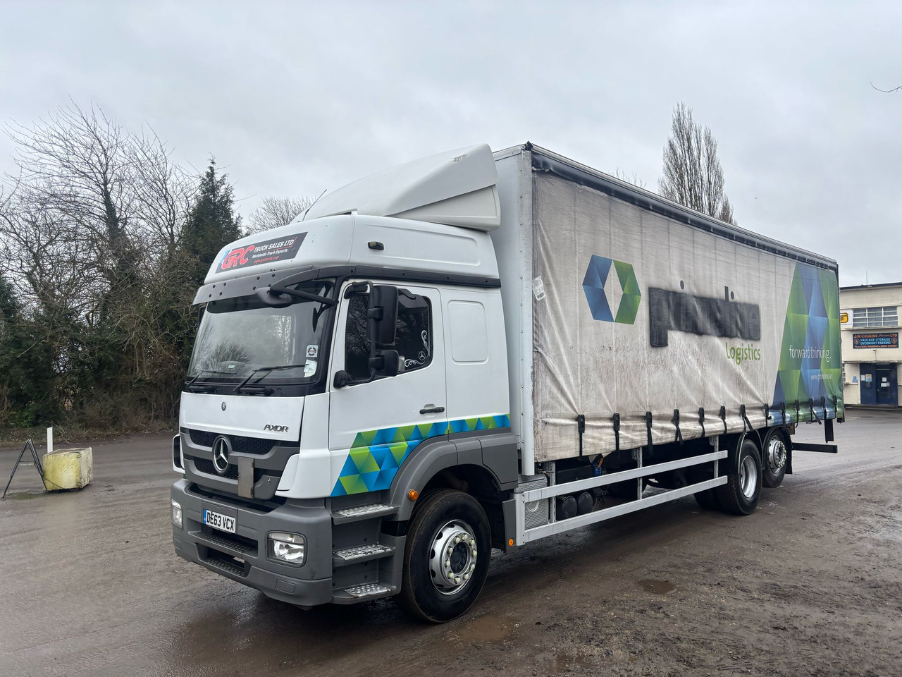 Tentinis sunkvežimis 2013 Mercedes Axor 2533 Curtainside Truck: foto 6