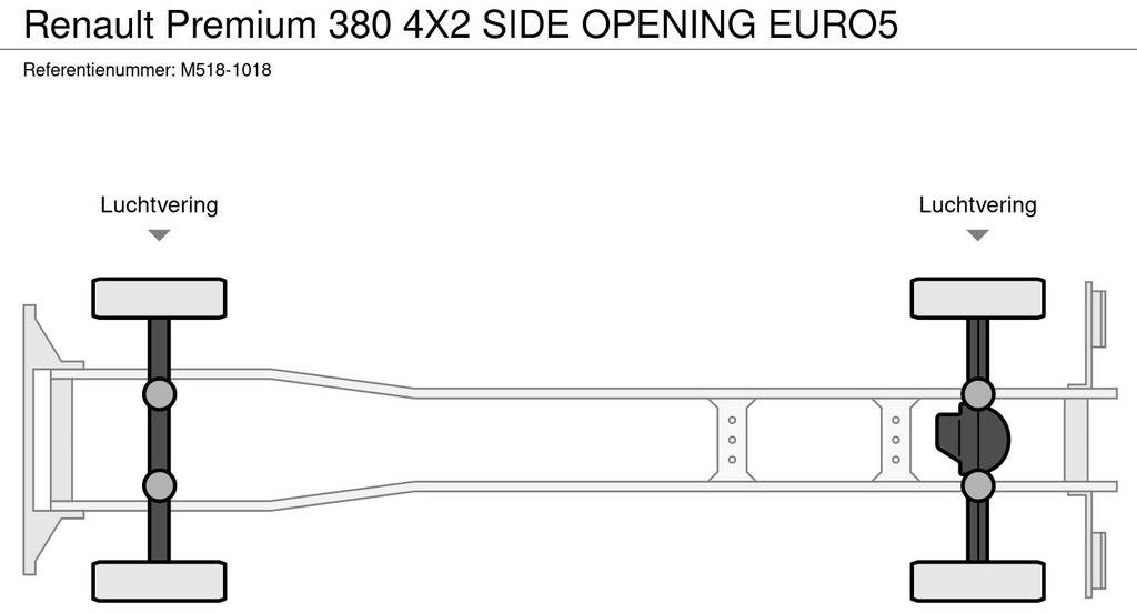 Furgonas sunkvežimis Renault Premium 380 4X2 SIDE OPENING EURO5: foto 10