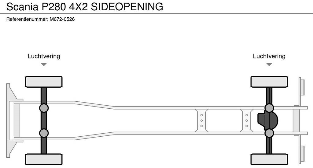 Furgonas sunkvežimis Scania P280 4X2 SIDEOPENING: foto 13