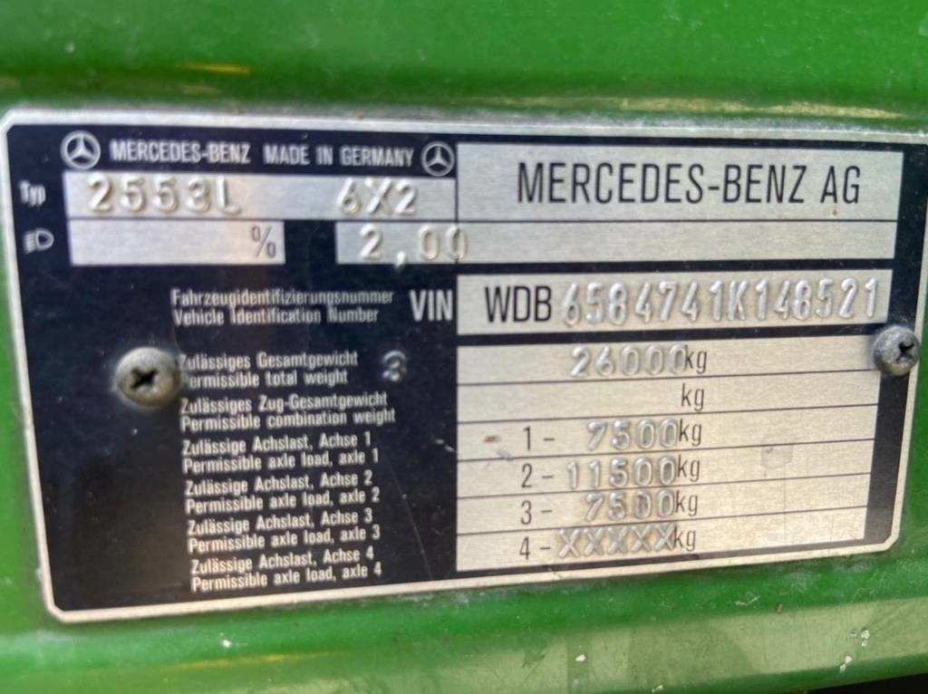 Refrižeratorius sunkvežimis Mercedes-Benz 2553L: foto 24