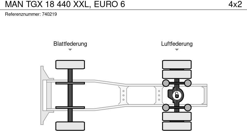 MAN TGX 18 440 XXL, EURO 6 lizingą MAN TGX 18 440 XXL, EURO 6: foto 13