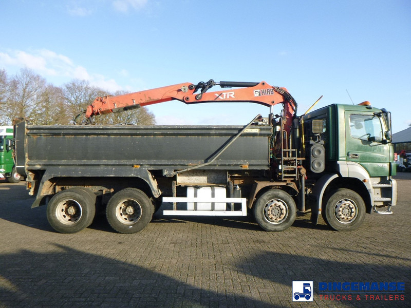 Sunkvežimis su kranu Mercedes-Benz Axor 3236 8x4 RHD tipper + Hiab 1283 DK-2 Duo: foto 10