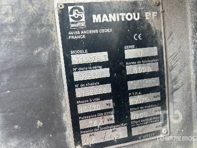 Teleskopinis krautuvas MANITOU MT1337SLT Chariot Telescopique: foto 6