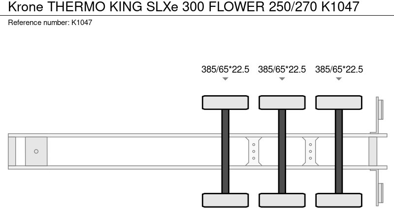 Refrižeratorius puspriekabė Krone THERMO KING SLXe 300 FLOWER 250/270: foto 19