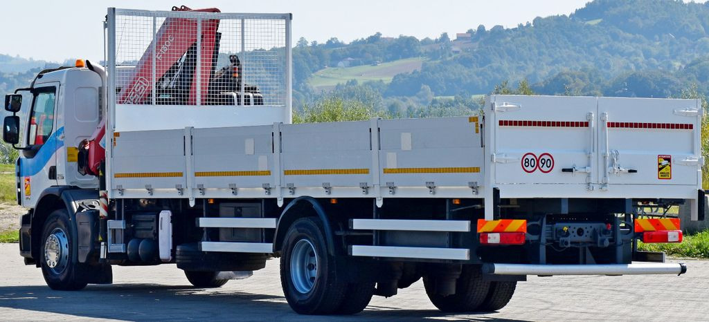 Sunkvežimis su kranu, Platforminis/ Bortinis sunkvežimis Renault Premium 310 DXI* FASSI F130AC.23+FUNK* TOP: foto 6