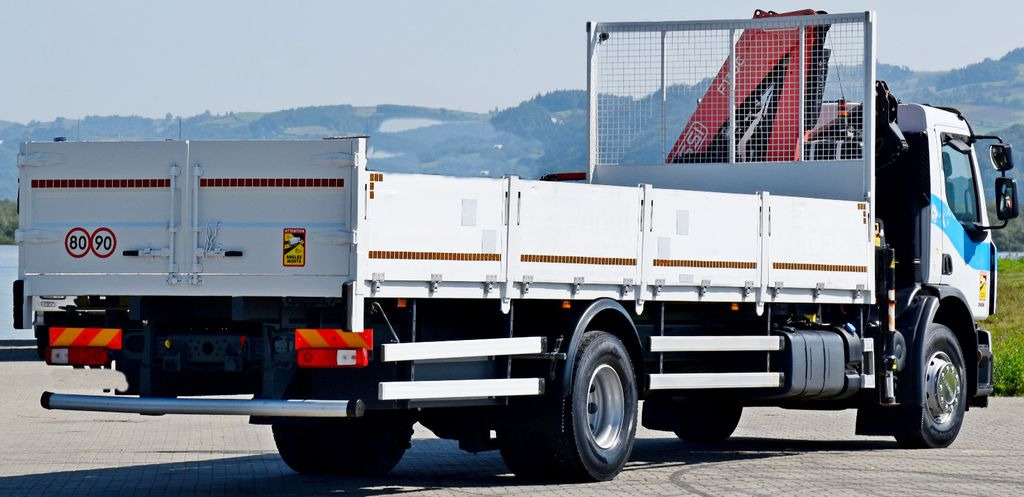 Sunkvežimis su kranu, Platforminis/ Bortinis sunkvežimis Renault Premium 310 DXI* FASSI F130AC.23+FUNK* TOP: foto 7