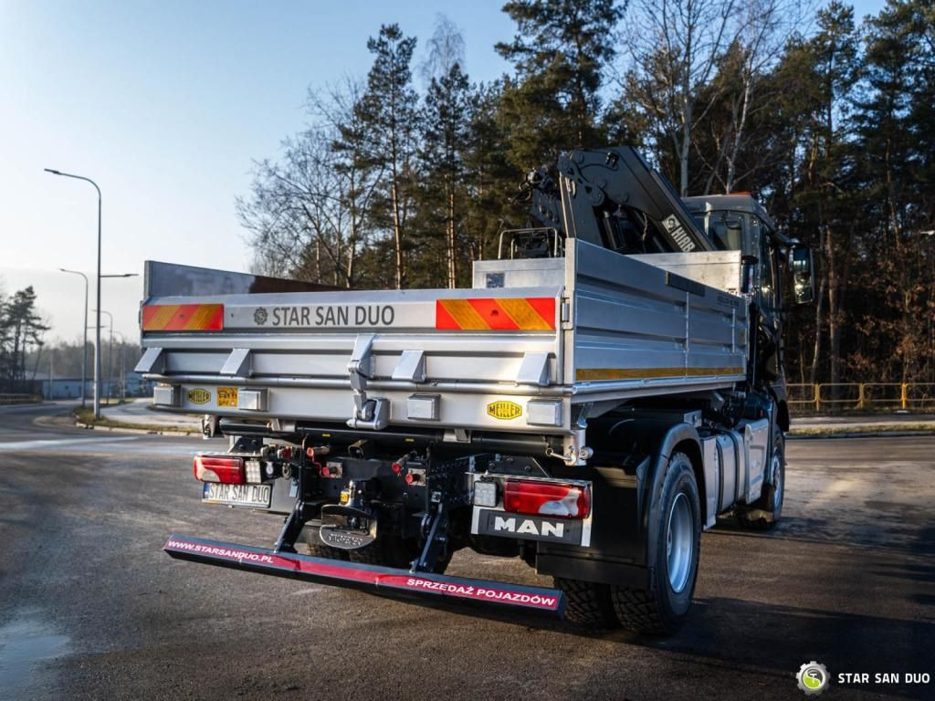 Savivartis sunkvežimis MAN  TGS 18.480 4x4 HIAB 188 E-4 CRANE KIPPER EURO 6: foto 10