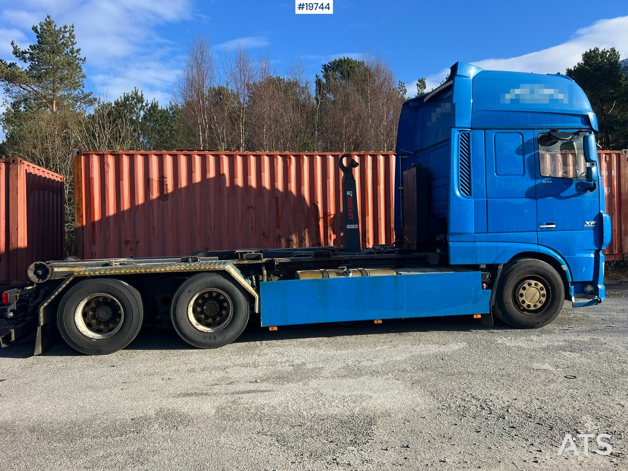 Hook-lift sunkvežimis DAF XF510: foto 12