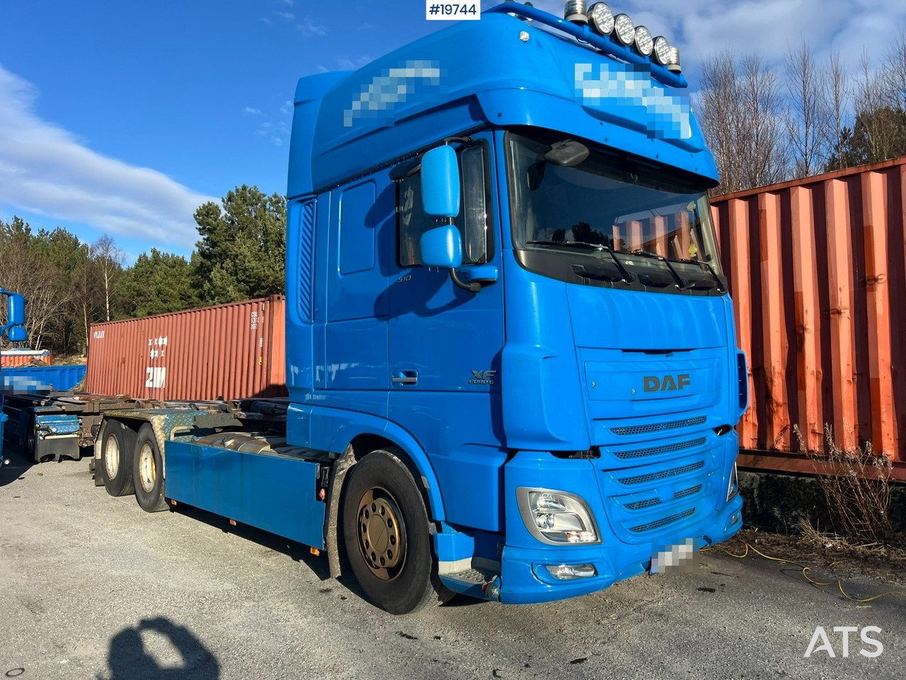 Hook-lift sunkvežimis DAF XF510: foto 8