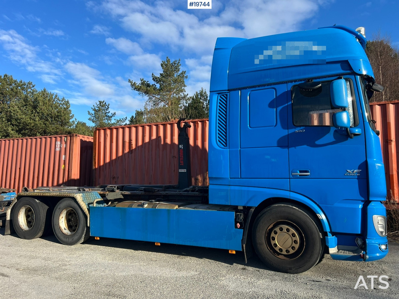 Hook-lift sunkvežimis DAF XF510: foto 11