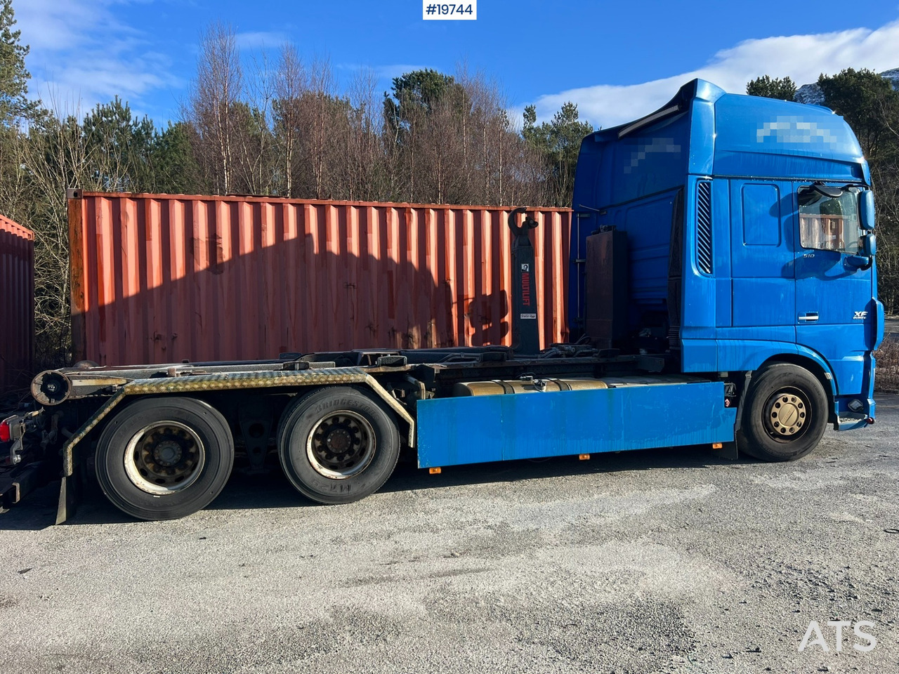 Hook-lift sunkvežimis DAF XF510: foto 13